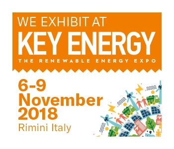 Logo du salon Key Energy 2018 à Rimini, Italie