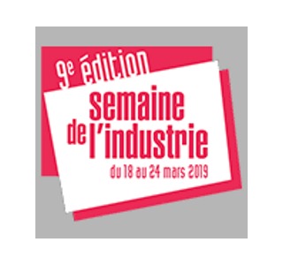Logo de la 9ème édition de la semaine de l'industrie