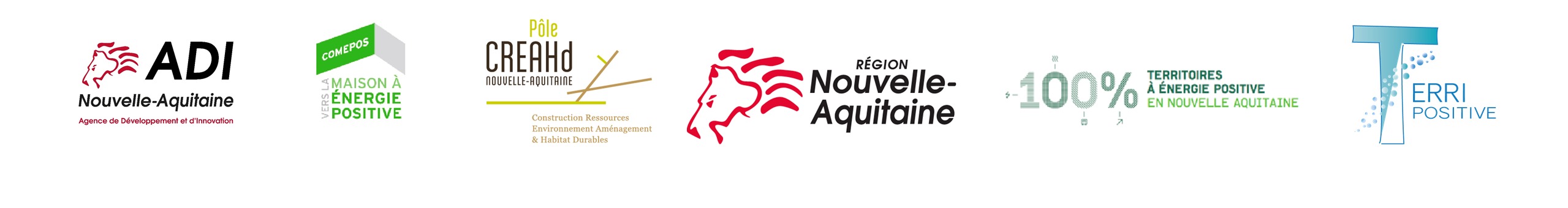logotypes des partenaires d'easyLi en région Nouvelle Aquitaine