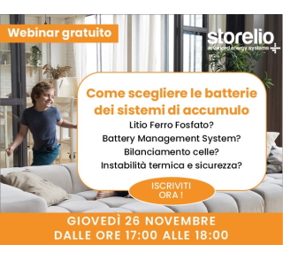 Webinar gratuito: Tutto quello che c’è da sapere sulle batterie